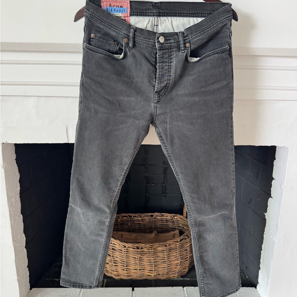 ACNE studios Men's washed black Jeans 32